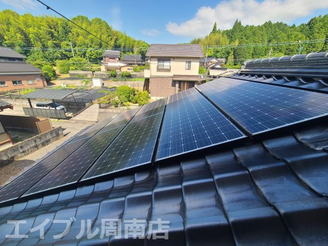 光市三輪　売戸建の発電・温水設備