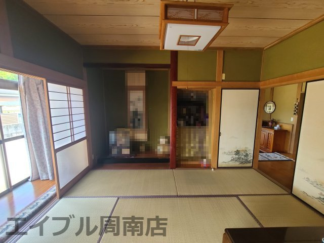 光市三輪　売戸建の和室|１F　西側和室6帖