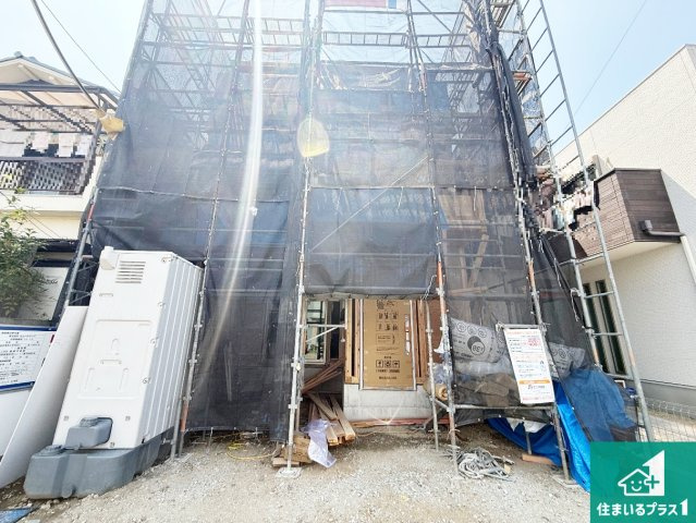 藤井寺市川北　第2期　新築一戸建ての外観|現在建築中！落ち着いた街並みで新生活を始めることが出来そう！周辺の物件も併せてご紹介させて頂きます！