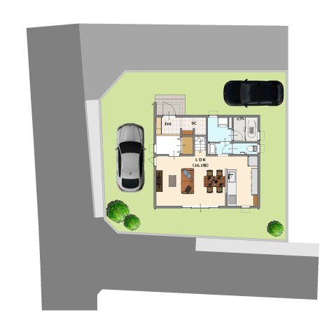 【APHグループの建売】長野市上駒沢E3