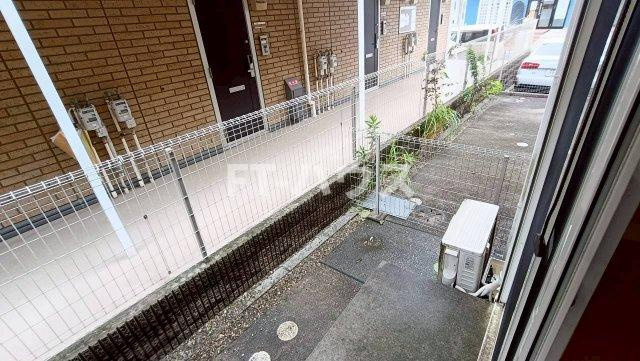アンジュール芝山のバルコニー