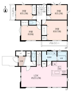 オール洋室の4LDK☆