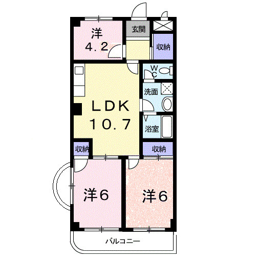 【間取り】 | アレーゼＦ