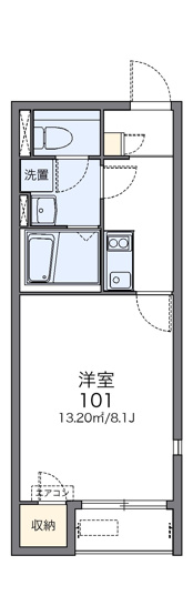 【間取り】 | レオネクスト本陣Ｂ | 福島　原町　相馬　双葉　家具　家電　社宅　マンスリー