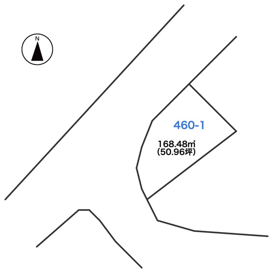 【土地図】 | 寄居町用土　売地　全1区画　　