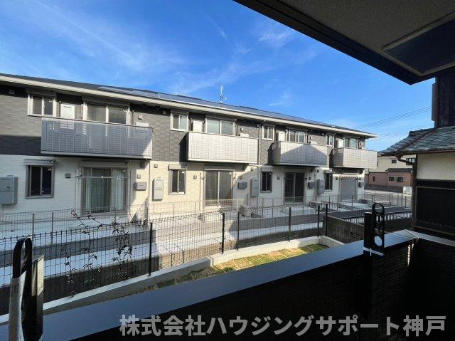 明石市大久保町大窪のアパートの展望