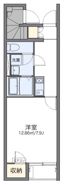 レオネクストルースの間取り|福島　原町　相馬　双葉　家具　家電　社宅　マンスリー