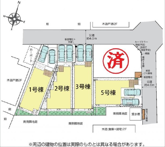 【区画図】 | ふじみ野市西原1丁目　全5棟　3号棟 | 3号棟