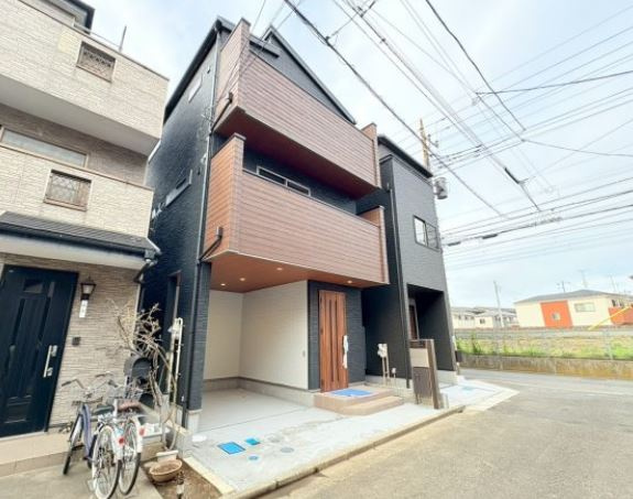 【新築】川越市稲荷町新築住宅 全1棟の外観|ZEH水準省エネ住宅