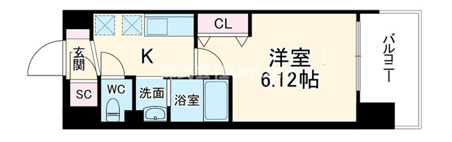 【間取り】 | Luxe布施北Ⅲ