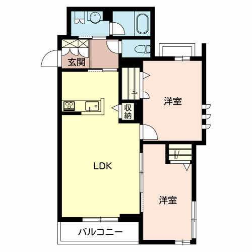 シャーメゾン　フルールの間取り