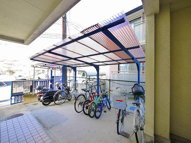 木村マンションのその他共用部分|自転車置き場