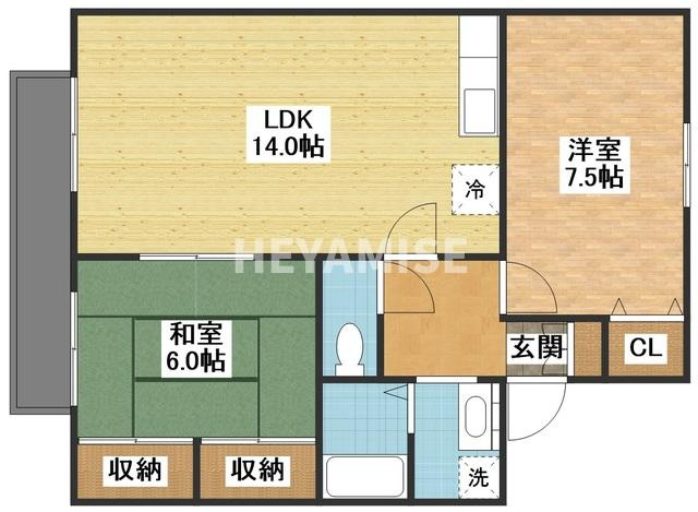 メゾンド山口の間取り