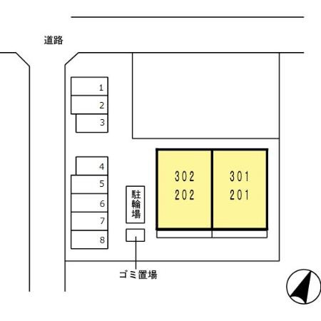 グレイスフルＴの区画図