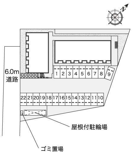 レオネクストマルベリーの区画図|福島　原町　相馬　双葉　家具　家電　社宅　マンスリー