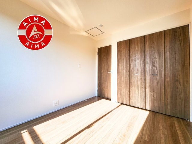 那珂川市片縄西4丁目第1-2棟（1号棟）の内観：施工例|将来的に琉球畳を引きまして、和室風にすることも可能です。