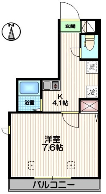 マノワールの間取り|最上階日当り良好のお部屋です　角部屋２面採光