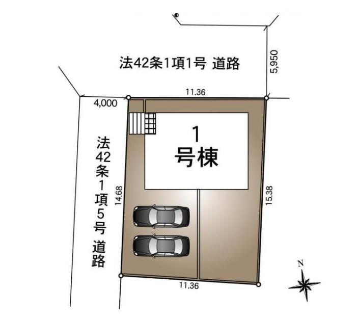 古河市駒羽根第2　新築戸建の区画図