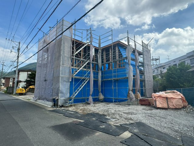 For.M Iーフォルム小倉北区上富野3丁目2期　【小倉北区　新築戸建て】の外観|現地撮影　For.M Iーフォルム小倉北区上富野3丁目2期　【小倉北区　新築戸建て】 1号棟