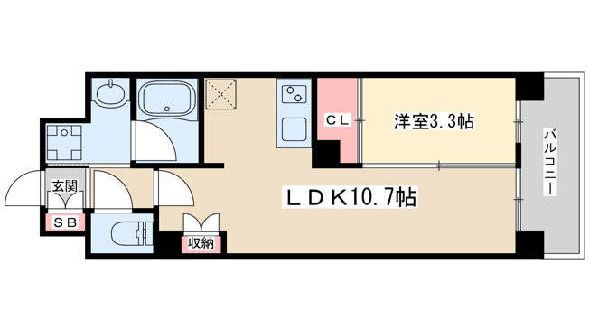 【間取り】 | コンフォリア・リヴ東三国駅前ソルテラス
