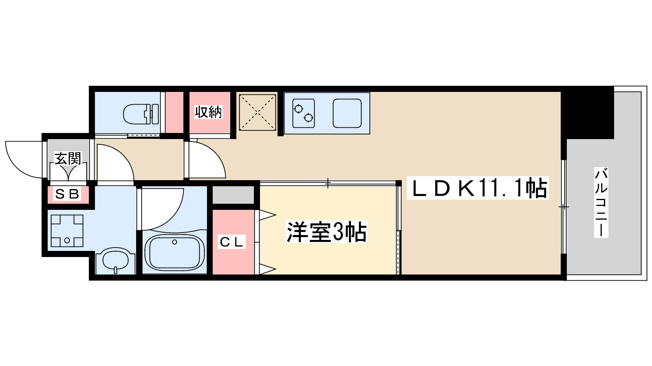【間取り】 | コンフォリア・リヴ東三国駅前ソルテラス