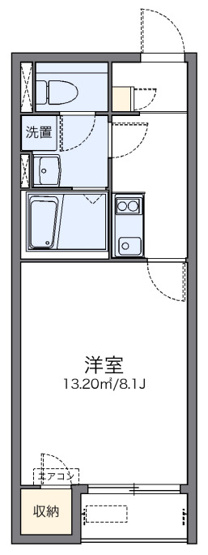 【間取り】 | レオネクスト悠Ⅰ | 福島　原町　相馬　双葉　家具　家電　社宅　マンスリー