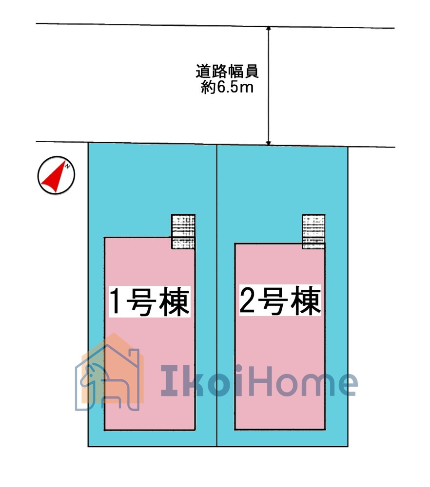 神戸市西区狩場台2丁目　全2棟　1号棟　新築戸建のその他|●年中無休：当日予約可●前面道路は幅員約6.5ｍございます！お車の入出庫の際も安心です！