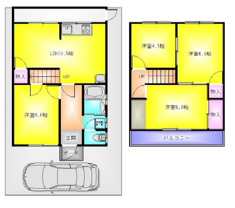 【間取り】 | はびきの4丁目戸建