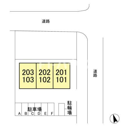 サイプレス北習志野の区画図