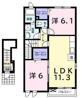 【間取り】 | アルカンシエル市原　Ｂ