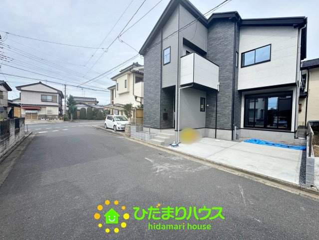 久喜市中妻2期　新築一戸建て　リガーレの前面道路含む現地写真|2026/8/2　撮影
