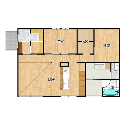 中古戸建　箕郷町矢原の間取り|図面と現況が異なる場合は現況を優先とさせていただきます