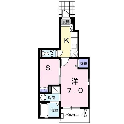 グランディール　南長崎の間取り|間取りです。
