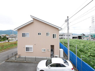 【展望】 | 笛吹市石和町今井 平成16年築 オール電化中古戸建 車4台 | バルコニーより南側を望む