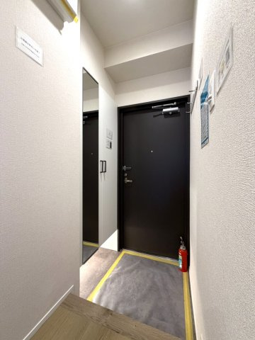 ライオンズマンション旭ケ丘の玄関