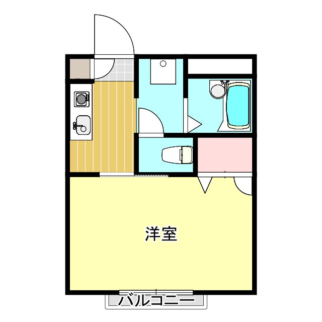 エクセル大手町Ⅱの間取り