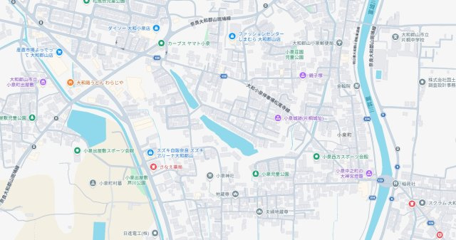 ●29(土)30(日)現地説明会！　大和郡山市小泉町　限定1邸の地図