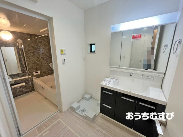 守山区西島町015⑤(全5棟)の独立洗面台