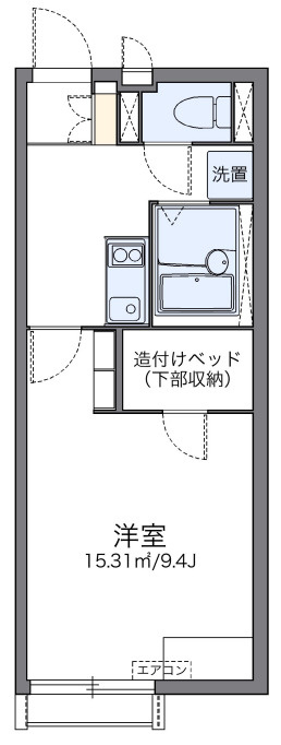 レオネクストユーカリ旭町の間取り|福島　原町　相馬　双葉　家具　家電　社宅　マンスリー
