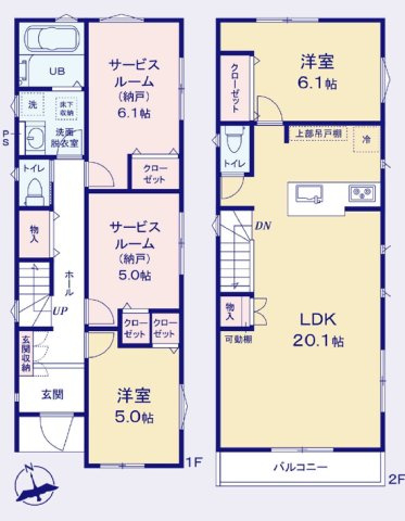 【横浜市港北区下田町3丁目6-3全4棟新築戸建て】★仲介手数料無料★（下田小学校・日吉台西中学校）