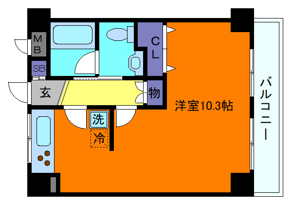 マークハーゲン住居の間取り