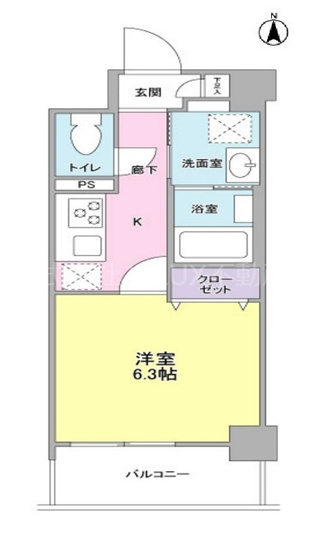 【間取り】 | L'axe京急蒲田