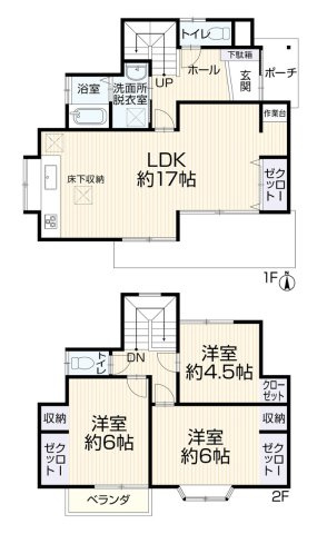 リフォーム済といっても見えない部分【白蟻点検】まで実施済み◎3LDK・視線の気にならないお庭で、さぁ何する♪な『緑区十日市場』リフォーム戸建の間取り