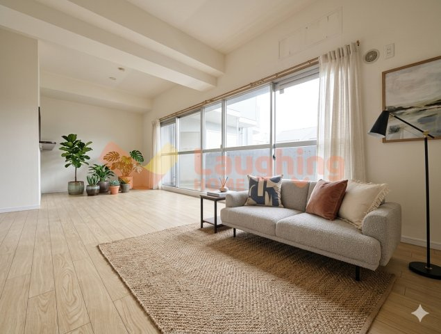 久留米市津福今町の賃貸マンションの居間・リビング|リビングです