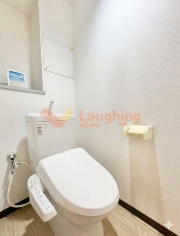 久留米市津福今町の賃貸マンションのトイレ|コンパクトで使いやすいトイレです