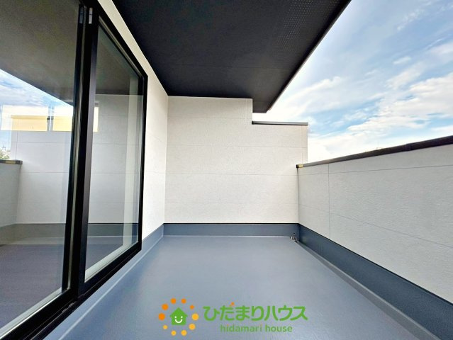 白岡市新白岡8期　新築一戸建て　リガーレのバルコニー