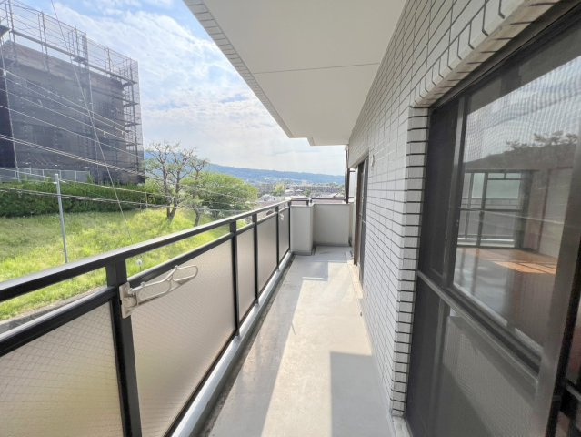 朝日プラザ東生駒Ⅱのバルコニー