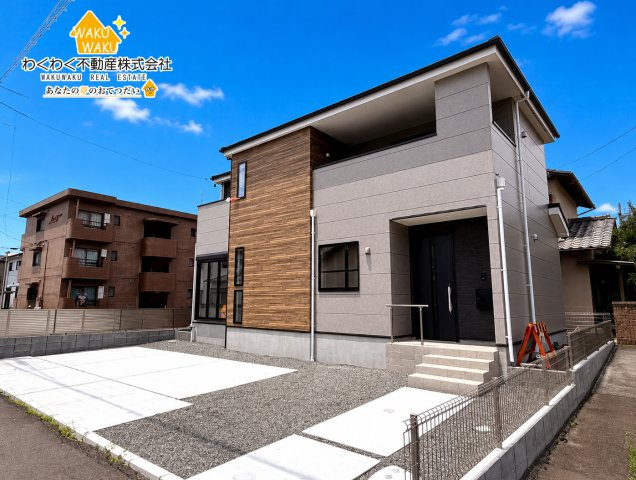 新築 戸建て　三ケ名3期の前面道路含む現地写真|2026年6月上旬撮影
