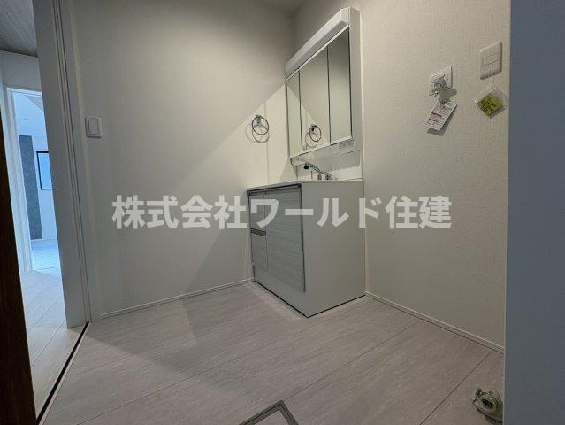 入間市小谷田18期の洗面所