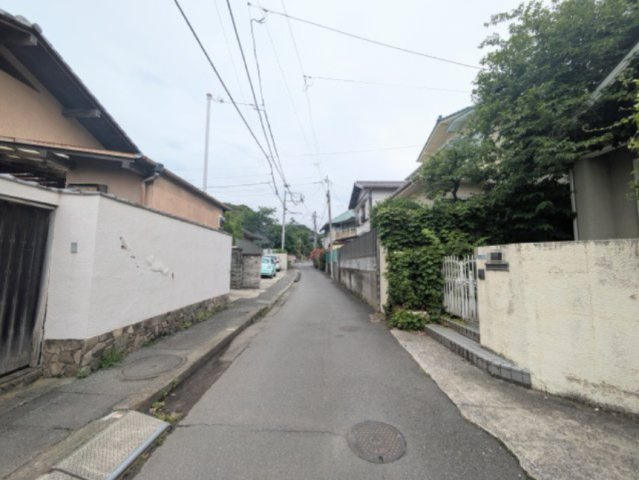自然豊かな住環境　閑静な住宅街の前面道路含む現地写真|前面道路